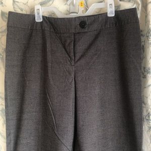 Tweed/plaid wide leg trouser pants size 18w Mossimo brand